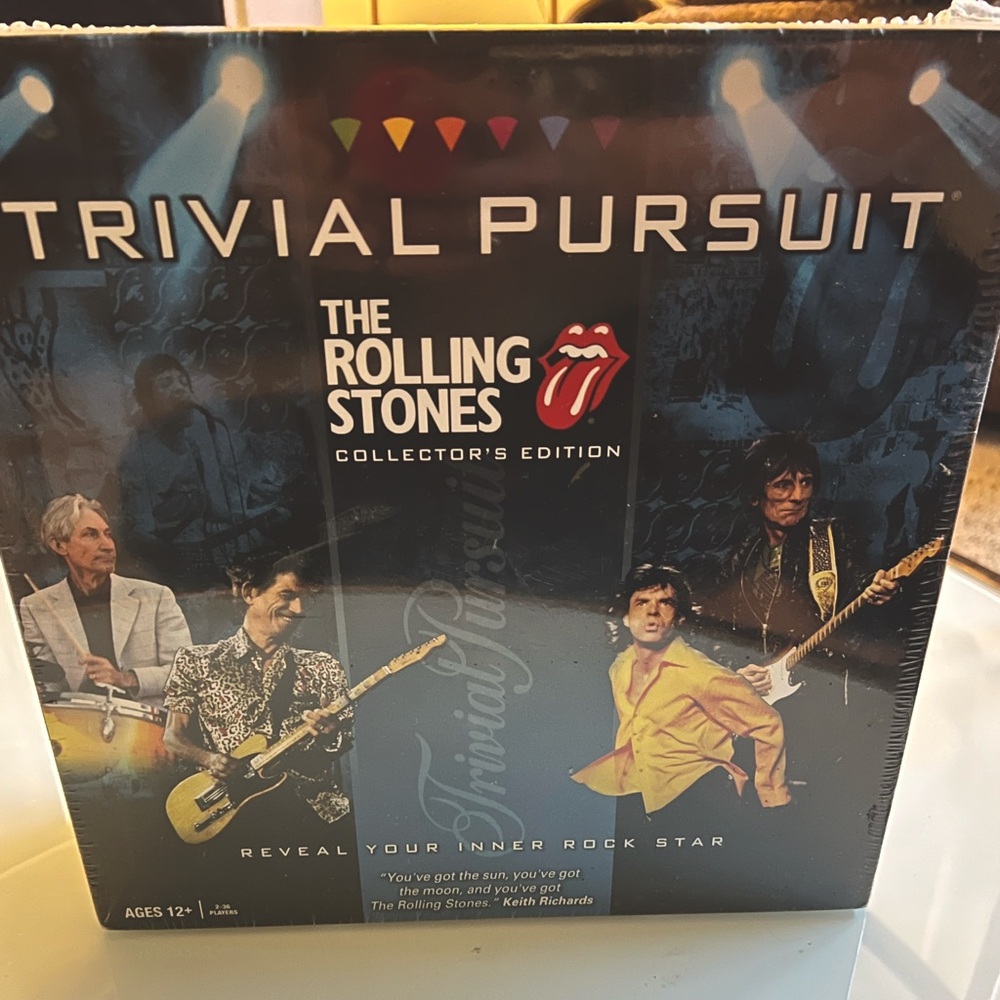 2010 Trivial Pursuit Rolling Stones sealed game